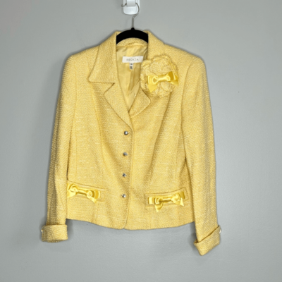 Escada Tweed Jacket Blazer sz 40 10