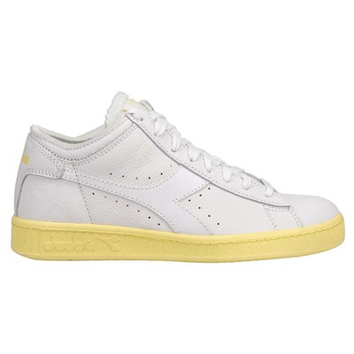 

Diadora Game Row Cut Sole Block Женские белые кроссовки на шнуровке Повседневная обувь 1776, Белый, Diadora Game Row Cut Sole Block Lace Up