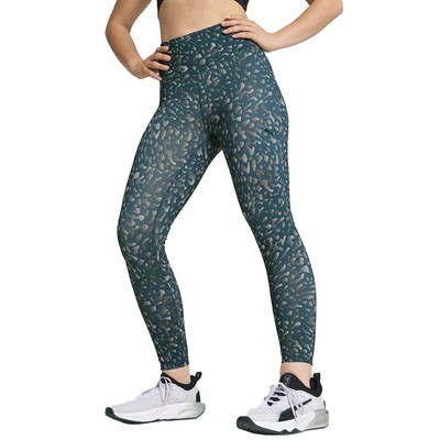 Спортивные леггинсы Puma Train Fave с высокой талией и графическим рисунком 78, женские зеленые