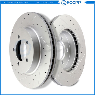 Front Drilled Brake Rotors for 2002-2005 Ford Explorer Mercury Mountaineer Pair