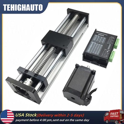 NEMA23 Stepper motor CNC Linear rail stage Kit 50X80mm Slide table XYZ XYZ Axis
