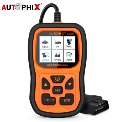 Automotive OBD2 Diagnostic Tool Check Car Engine Light Fault Code Reader OM126P