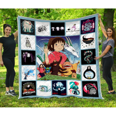 Spirited Away Quilt, Spirited Away Manga Anime Quilt Blanket Gifts
