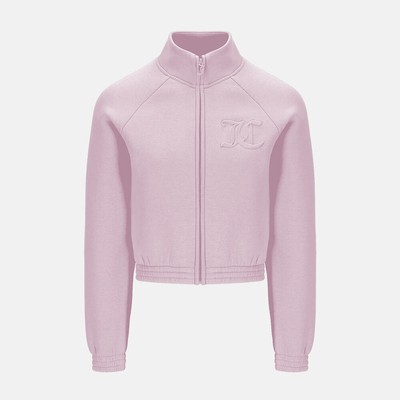 

Juicy Couture Wmns Tanya Неопреновый тректоп Женское вишневый цвет, Розовый