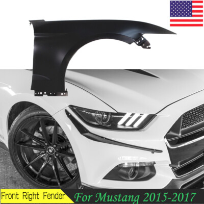 Fender For 2015-2017 Ford Mustang Front Passenger Primed Steel  Holes US