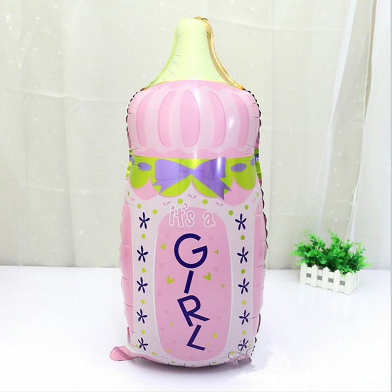 Large Birthday Accessories Balloon Baby Bottle Balloon Party