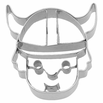 Birkmann Ausstechform Wikingerkopf Ausstecher Plätzchenform Keks Edelstahl 5 cm