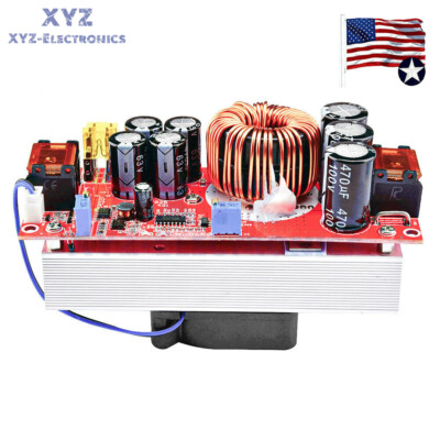 1800W 40A DC-DC Boost Converter 10-60V to 12-90V Step Up Power Supply Module USA