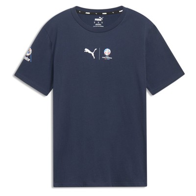 Футболка с круглым вырезом и коротким рукавом Puma Conmebol Ca Usa, мужские повседневные топы синего цвета, 763915