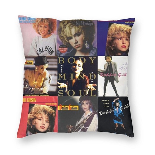 Debbie Gibson 80's Icon Pillow Case Music Decor Cushion Cover 40x40cm 