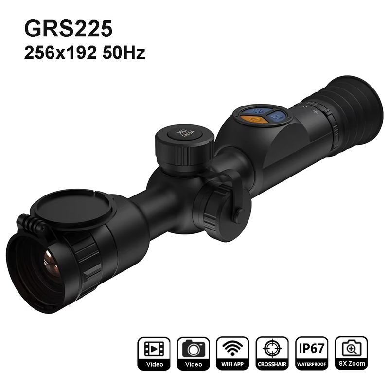 Hunting Sighting LRF Thermal Imaging Riflescope Monocular WIFI Transmission APP