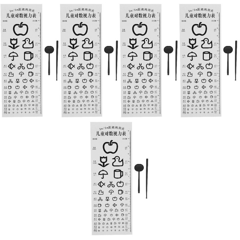  Bettprismenbrille Sehtestdiagramm Sehdiagramm Wandmontage Augenarzt Testtafel