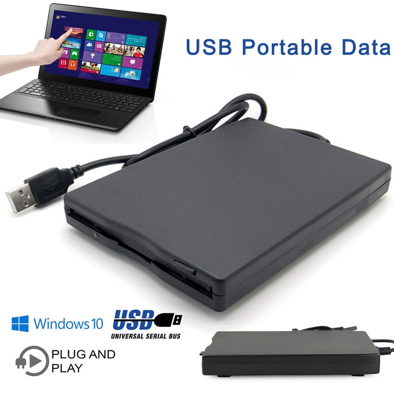 External disk drive. External disk drive