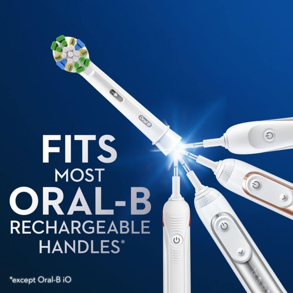 Oral-B FlossAction Electric Toothbrush Replacement Brush Heads Refills, 10 Count