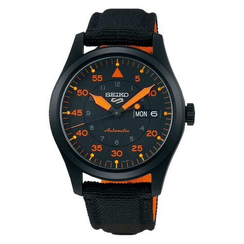 Pre-owned Seiko 5 Sport Field Street Style Automatic Mechanical Watch Srph33k1 Usus