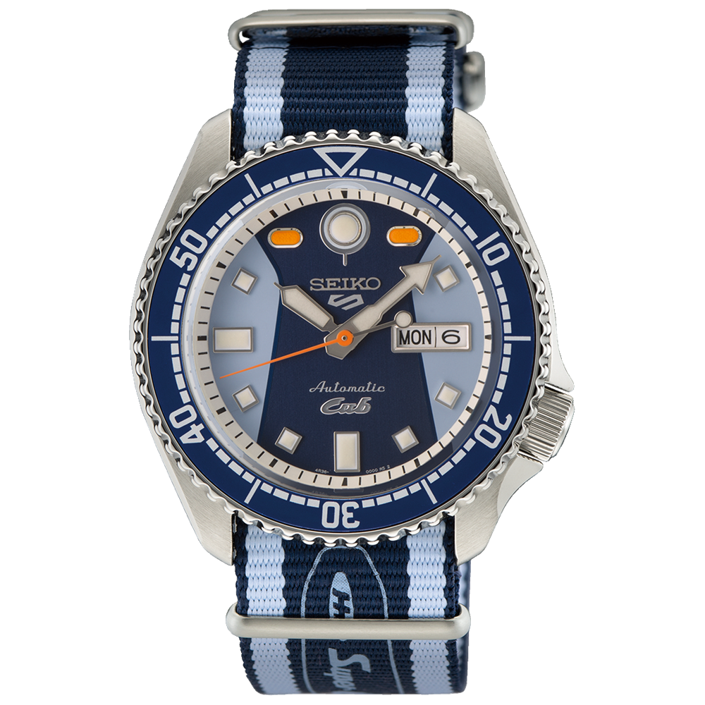 Pre-owned Seiko 5 Sports Srpk37k1 Honda Super Cub Limited Edition Automatic Watch