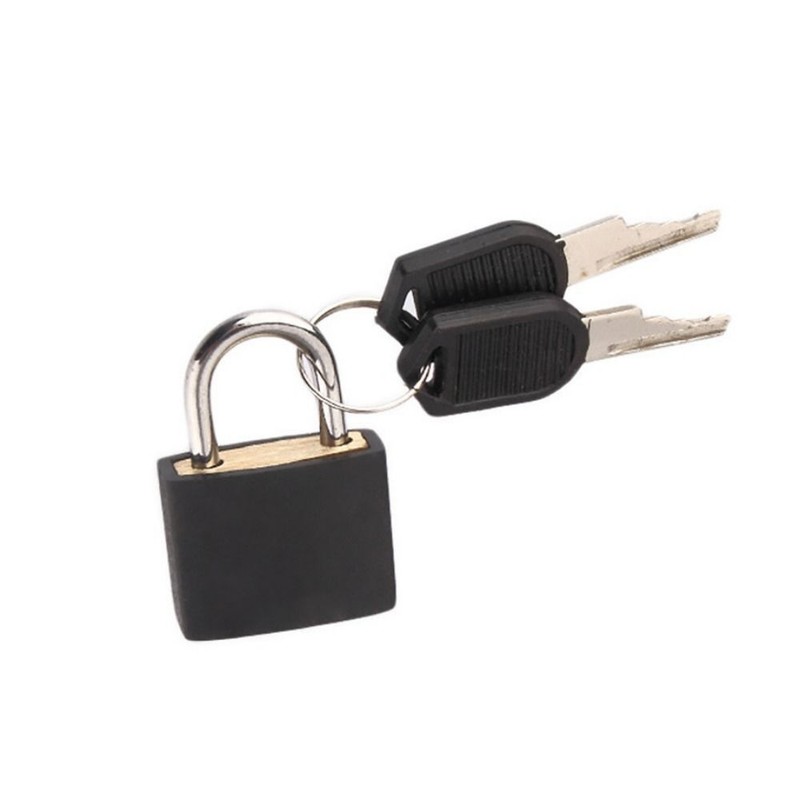 Supplies Suitcase Padlock with 2 Keys Small Luggage Lock Cabinet Door Bookbag
