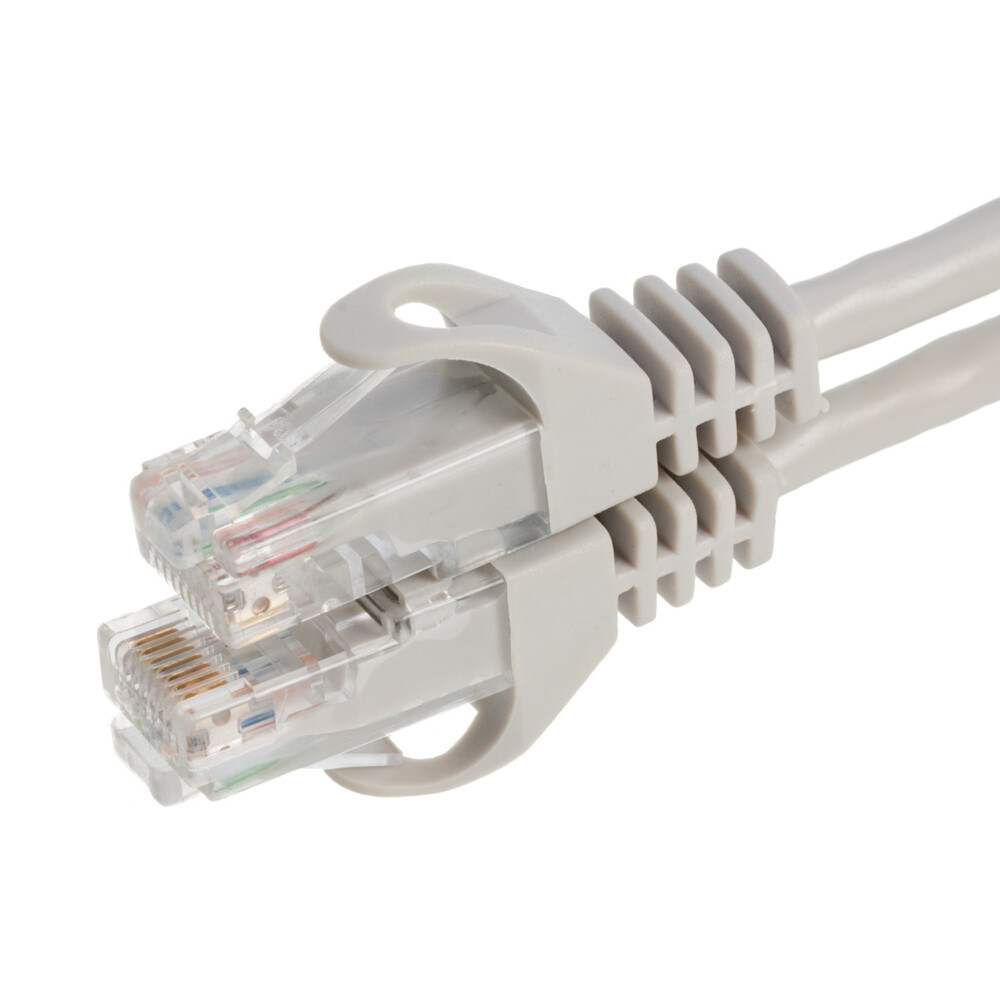 CAT6e/CAT6 Ethernet LAN Network RJ45 Patch Cable Gray 25FT- 200FT Multipack LOT