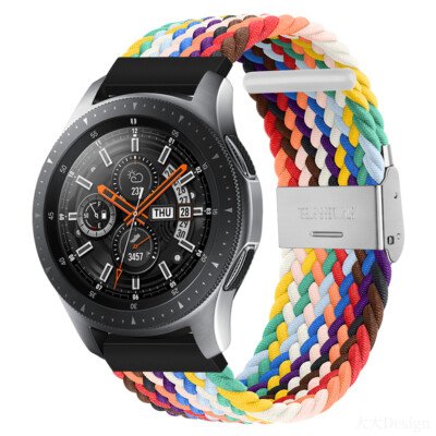 Braided Nylon Sport Loop Strap for Samsung Galaxy Watch 5 4 3 Active2 S3 40/44mm