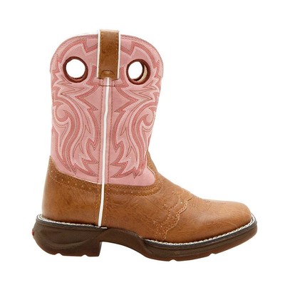 

Розовые повседневные ботинки для девочек Durango Tan Lacey Western BT287, Розовый, Durango Tan Lacey Western Toddler