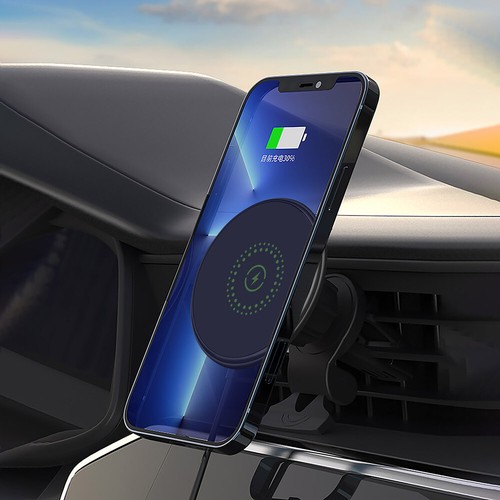 30W Wireless Car Charger Phone Mount Bracket For Apple iPhone 15 Pro Max 14 Pro