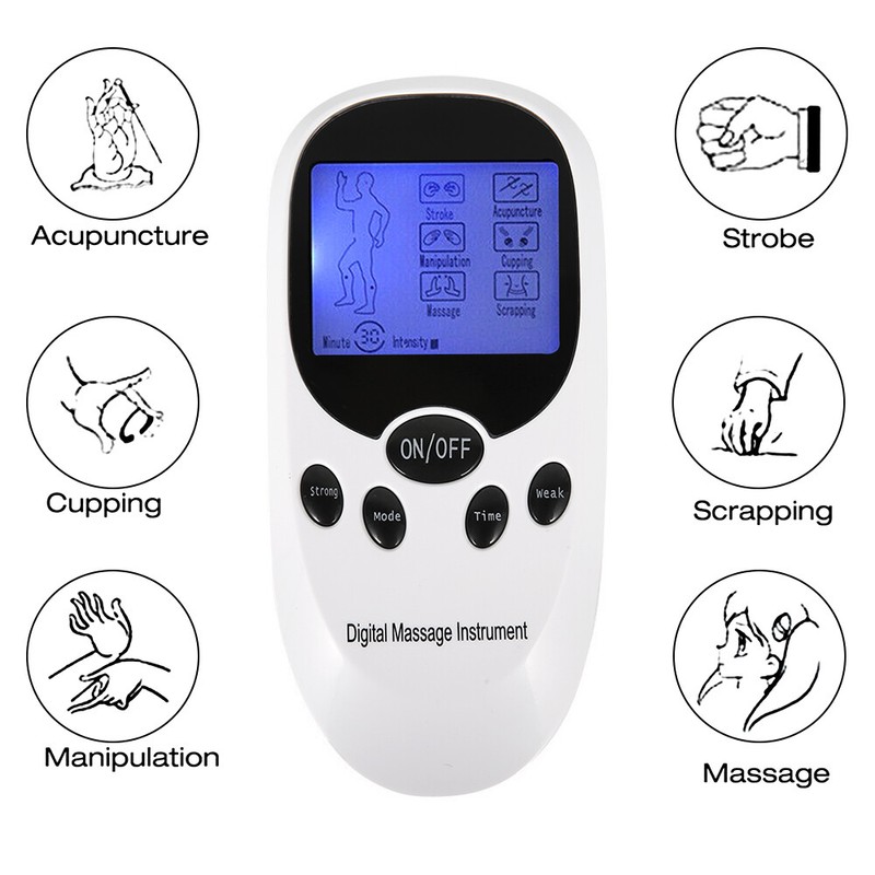 Tens Machine Unit Electrical Massager Muscle Stimulator Therapy Back