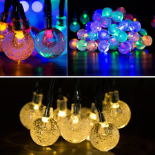 Solar Powered 30 LED String Light Garden | eBay