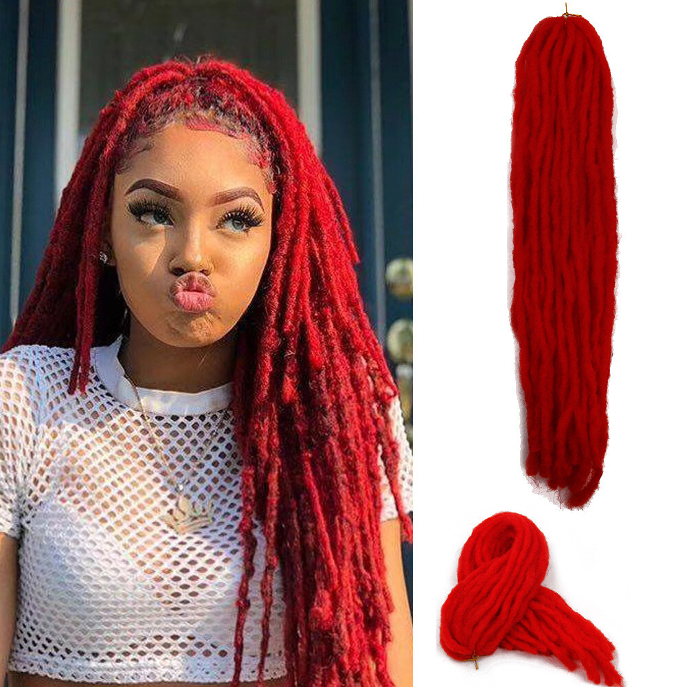 18 24roots Per Straight Crochet Braid Twist Synthetic Dreadlock