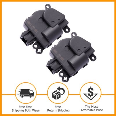 2x Blend Door Actuator For Ford 2008-16 2004-05 Lincoln 10-16 Mercury 08-11 HVAC