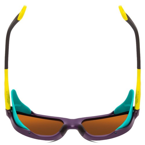 Pre-owned Smith Embark Sunglasses Purple Cinder Hi Viz/cp Polarized Opal Blue Mirror 58 Mm In Multicolor