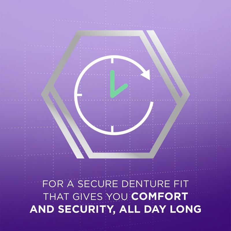 Super Poligrip Comfort Seal Denture and Partials Adhesive Strips, 40 Ct