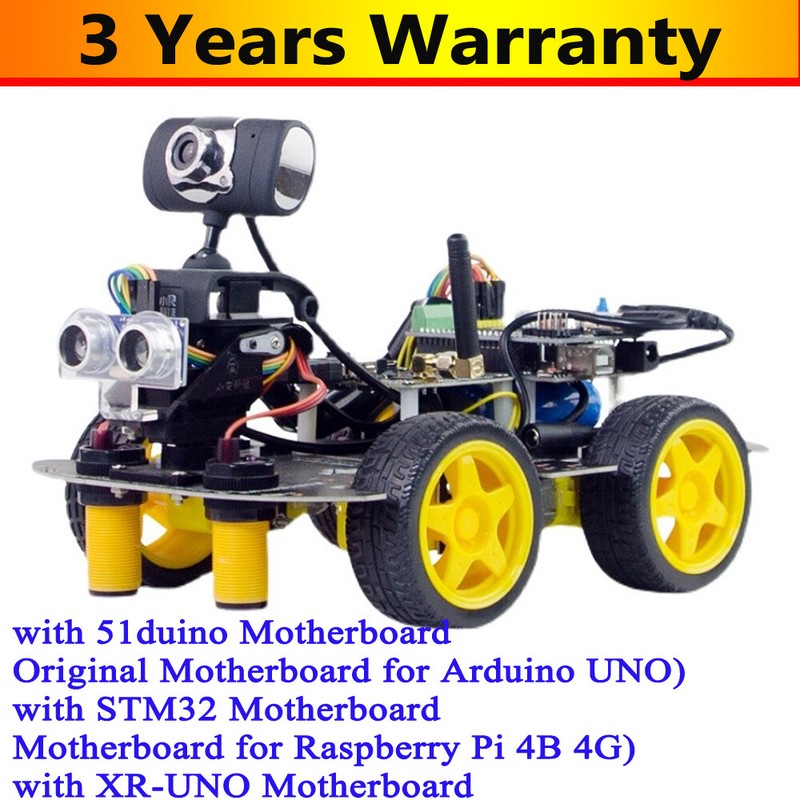 XIAOR GEEK Wifi Bluetooth Video Smart Robot Car Kit 4WD