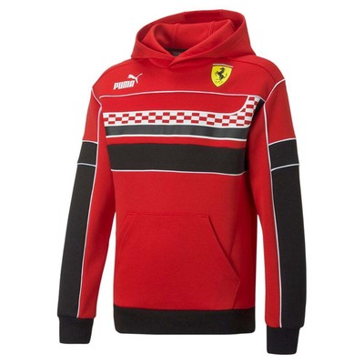 

Puma Sf Race Sds Motorsport Толстовка для мальчиков Молодежная красная повседневная верхняя одежда 53583002, Красный