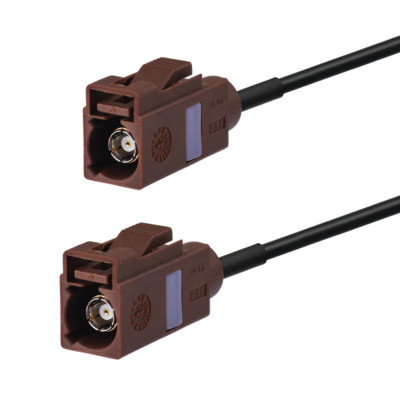Car DVB-T/T2 Digital TV Tuner Antenna Adapter Cable Fakra F Brown Cable 5m