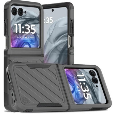 For Motorola Razr 2024(NonPlus) Case Dual Layer Shockproof Lined Phone Cover