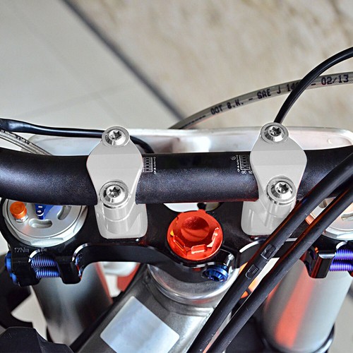 28mm HandleBar Risers Bar Clamp Mount For KTM 300 XCW XC-W Six Days 2005-2023