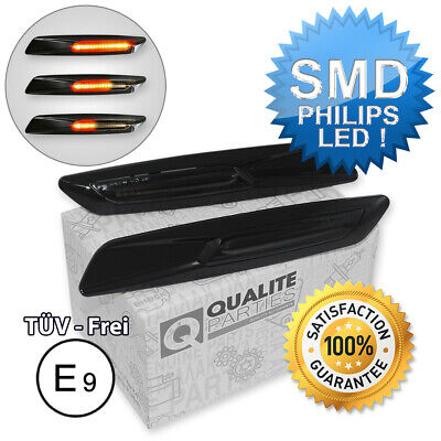 Für BMW E46 E60 E81 E87 E90 E91 E92 Chrom LED Seitenblinker M Blinker TÜV-FREI/_