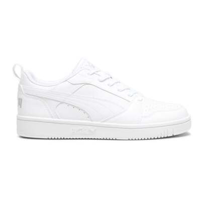 Puma Rebound V6 Low Lace Up  Mens White Sneakers Casual Shoes 39232803