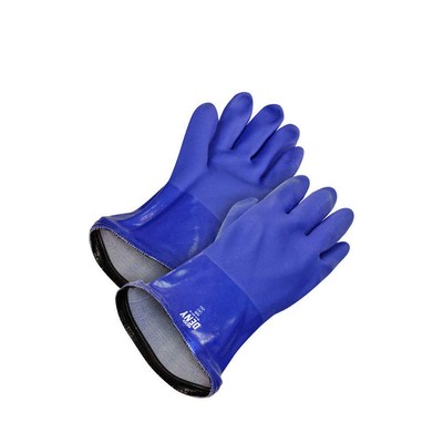 BDG 99-1-820BD-10 Chemical Resistant Gloves,PVC,Size 10,PR