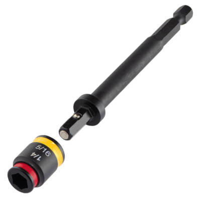 Malco MSHMLC 4'' C-Rhex Cleanable, Reversible Magnetic Hex Driver, 1/4'' & 5/16''