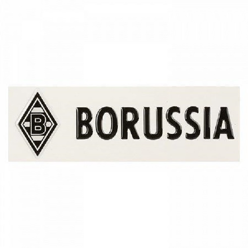 Borussia Mönchengladbach Kunstharzaufkleber schwarz | Borussia