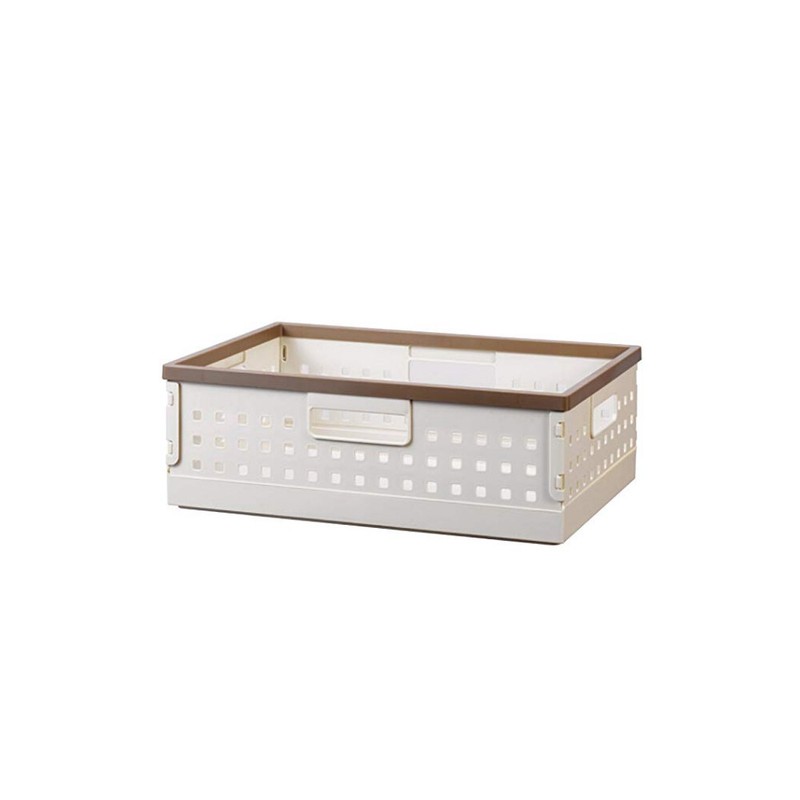 Inplus DIY Home & Kitchen Organization Basket (Gray Small)