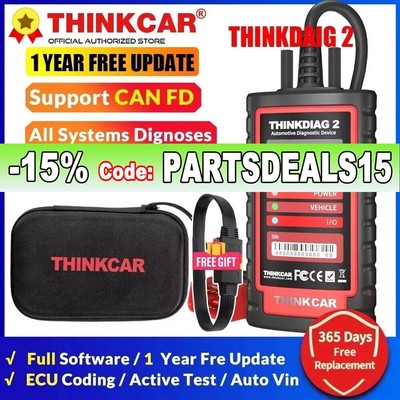 Thinkcar THINKDIAG 2 OBD2 Car Scanner Bidirectional Diagnostic Tool Code Reader