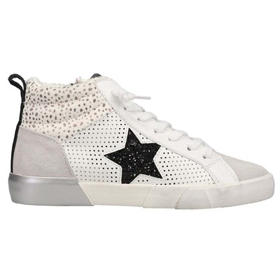 

Vintage Havana Lester Perforated High Top Womens Grey, White Sneakers Casual Sh, Vintage Havana Lester Perforated High Top