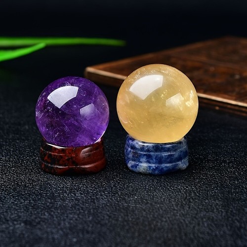 3PCS Crystal Base Display Sphere Egg Support Ball Stand Holder Natural Stone US