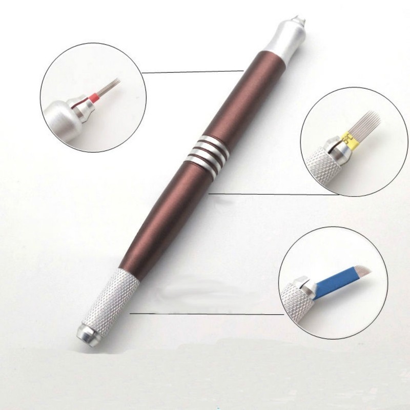 Microblading Pen Semi Permanent Makeup Manual Tattoo 3D Embroidery Eyebrow