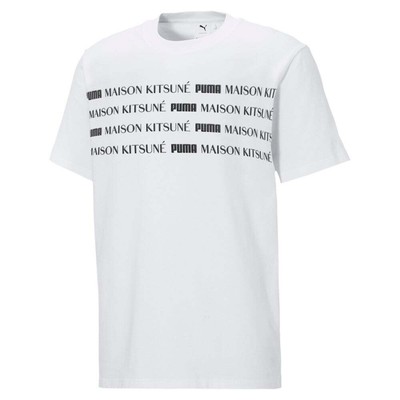 

Puma X Maison Kitsune Engineered Crew Neck Short Sleeve TShirt Mens Size  Casu, Белый, Puma X Maison Kitsune Engineered Crew Neck Short Sleeve TShirt