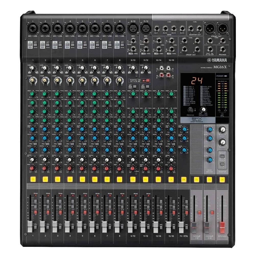 YAMAHA MG16【超美品】 working Yamaha MG166CX-USB 16 Channel Mixing Desk Console