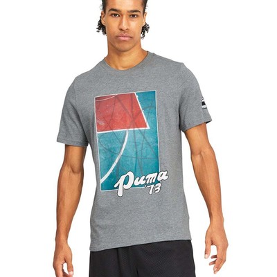 

Мужская серая футболка Puma Clutch Crew Neck Short Sleeve 532362-02, Grey, Puma Clutch Crew Neck Short Sleeve