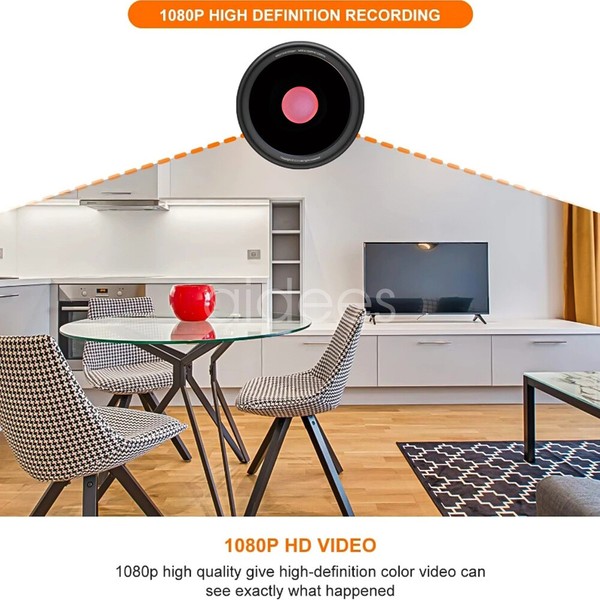 Portable Mini Camera Wifi IP Hidden Cam Home Security Nanny Recorder HD 1080P US - Image 35